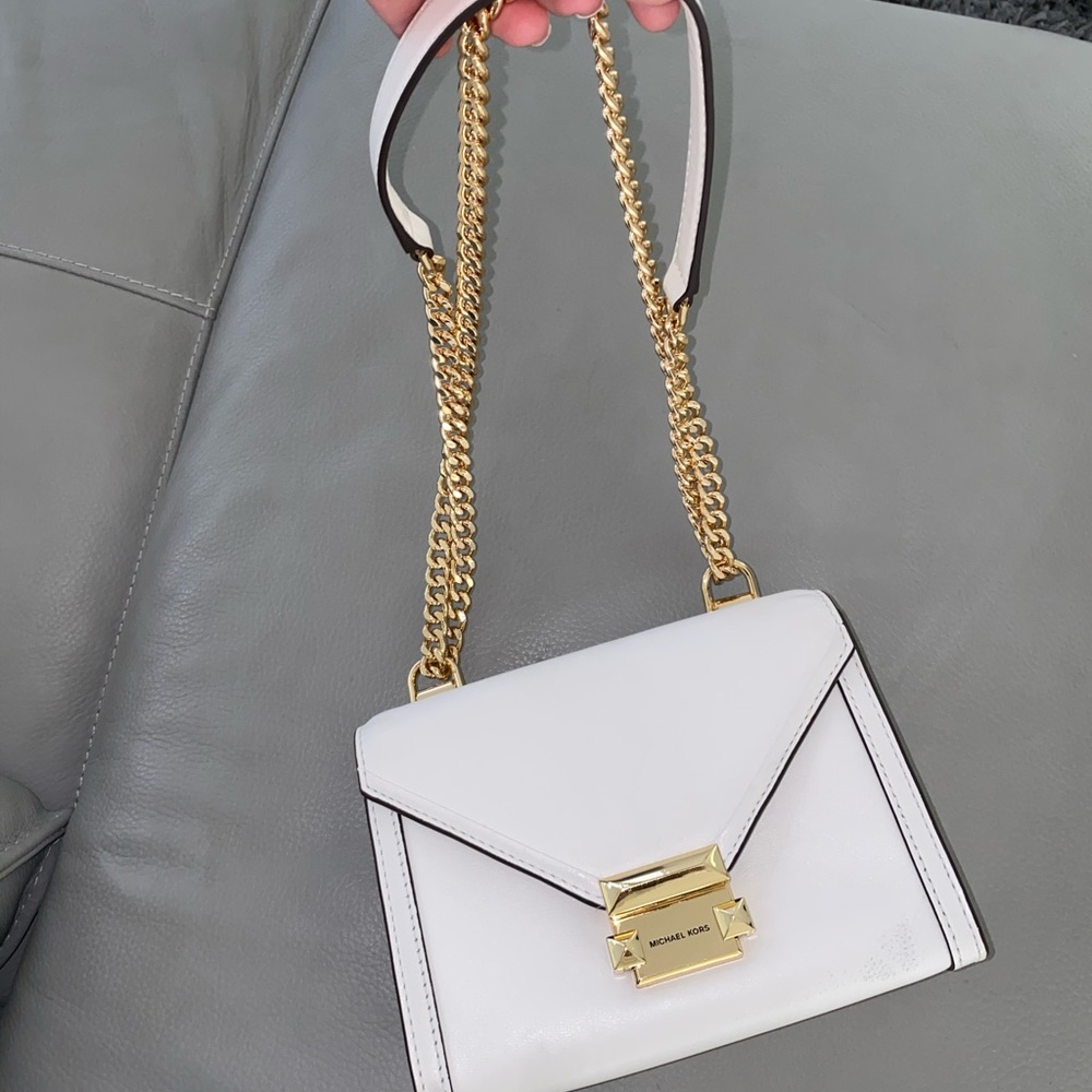 michael kors crossbody white